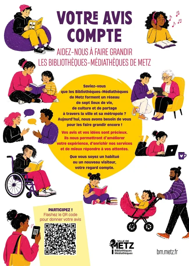 À Metz, les usagers peuvent peser sur les bibliothèques: ce qu'il faut retenir
