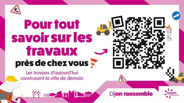 À Dijon, vérifiez les travaux avant de partir