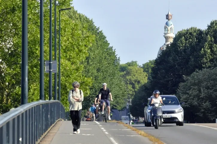 À Nantes, la voiture recule et le vélo gagne du terrain