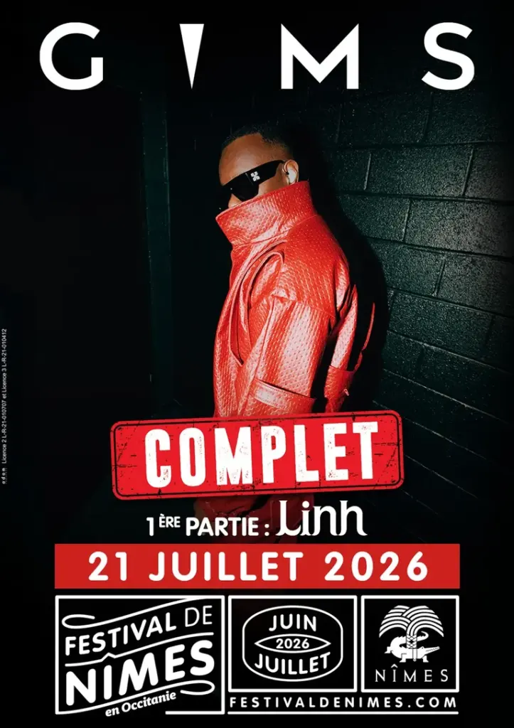 Gims à Nîmes : le concert du 21 juillet est complet