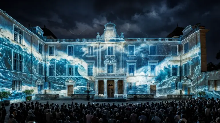 Castries : le château se transforme en écrin de lumière