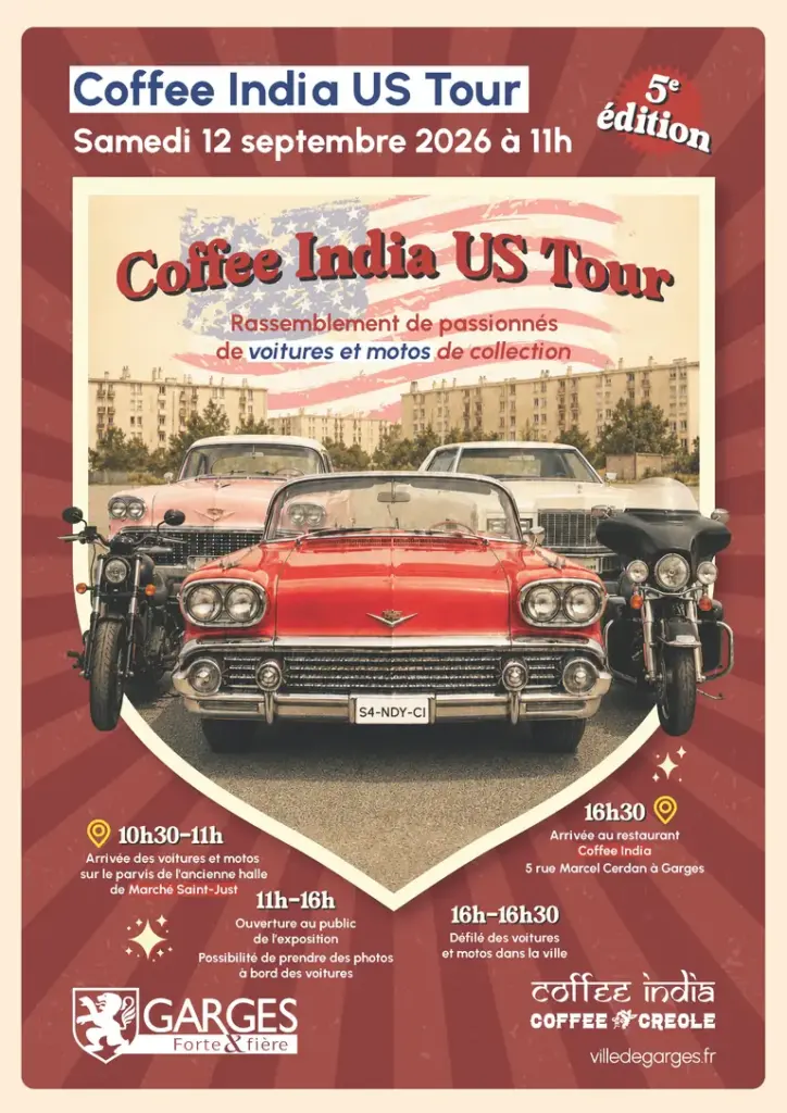 Coffee India US Tour à Garges : entrée libre le 12 septembre