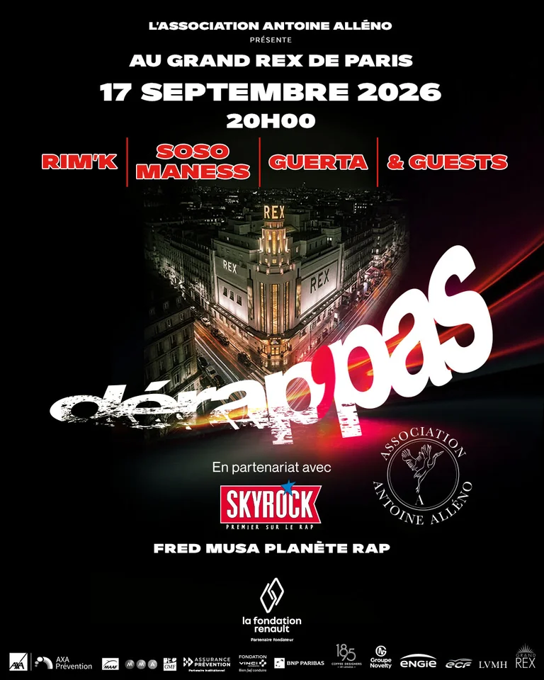 Dérap'Pas au Grand Rex : 100 places gratuites pour le concert rap de Rim'k