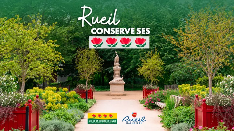 Rueil-Malmaison garde ses 4 fleurs : ce qui change au quotidien