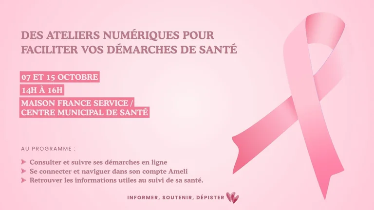 Octobre rose à Fontenay-aux-Roses : un atelier pour maîtriser ses démarches santé en ligne